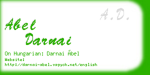 abel darnai business card